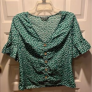 Girly flower top from SHEIN size M